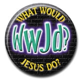 Ansteckbutton "WWJD"