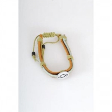 Armband "Fisch" - Leder