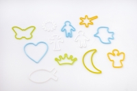 Faith Bands "Glow" - fluoreszierend (12er Pack)