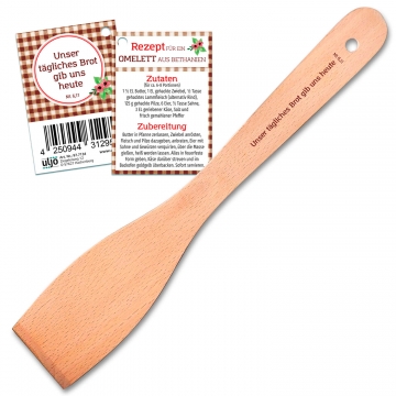 Holz-Pfannenwender "Unser tägliches Brot..."