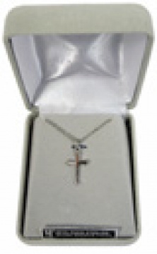 Preview: Halskette "Kreuz" - Edelstahl