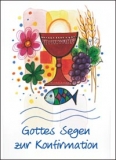 Faltkarte "Gottes Segen zur Konfirmation" - Kelch