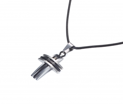 Anhänger "Kreuz" - geschwärzt