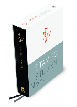 Preview: STAMPS Studienbibel (Lederfaserstoff, schwarz)