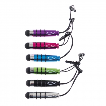 Handy-Anhänger mit Touchscreen-Bedienstift "Fisch"