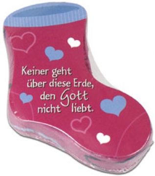 Sneaker Socken für Mädchen "Keiner geht über die Erde..."