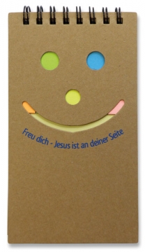 Notizzettel-Set "Freu dich - Jesus ist an deiner Seite"