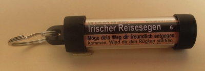 Schlüsselanhänger "Irischer Reisesegen"