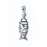 Anhänger "Jesus/Fisch" - Sterlingsilber