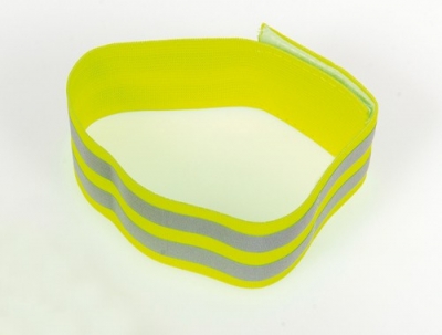 Preview: Reflektorband mit Tasche "Smile/Fischsymbol"