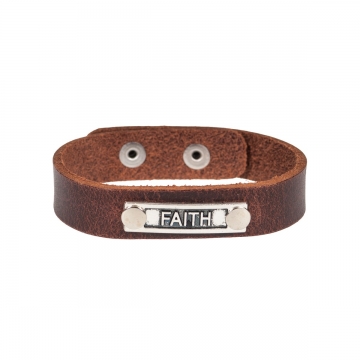 Armband "Faith" - Leder
