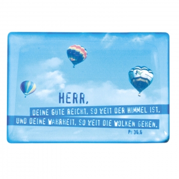 Magnet "Herr, Deine Güte reicht so weit..."