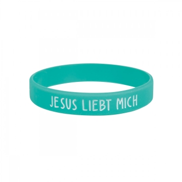 Silikon Armband "Jesus liebt mich"