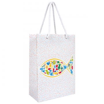 Geschenktasche "Fisch" - Konfirmation/Kommunion