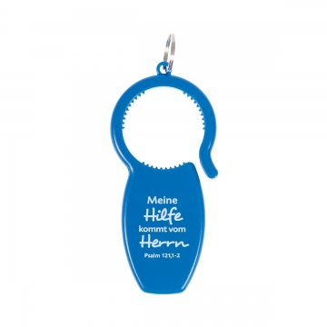 Preview: Öffnerhilfe mit Kapselheber "Meine Hilfe kommt vom Herrn"