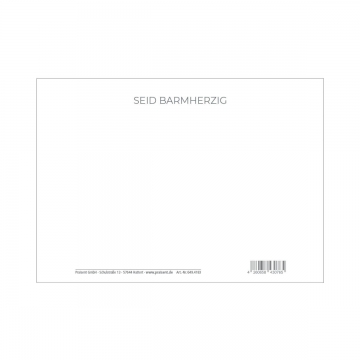 Preview: Postkarte  - Seid barmherzig, wie auch euer Vater...