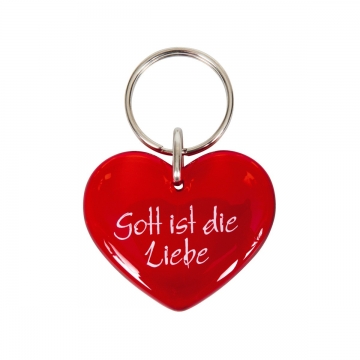 Schlüsselanhänger "Gott ist die Liebe"