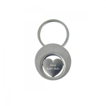 Schlüsselanhänger "Metall-Herz"