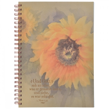 Notizblock ECO Sonnenblume