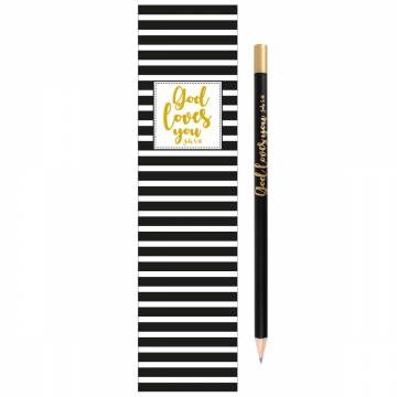 Bleistift Set "God loves you"