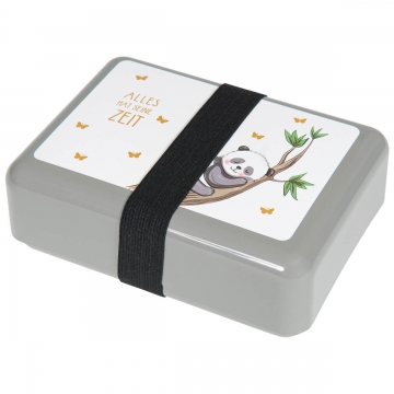 Brotdose Panda "Alles hat seine Zeit"