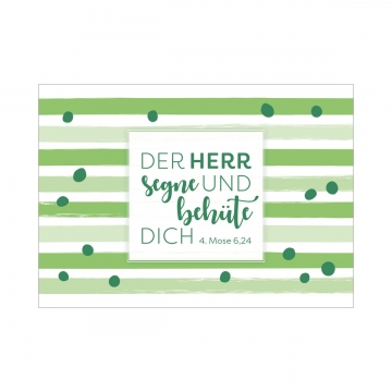 Postkarte "Der Herr segne und behüte Dich"