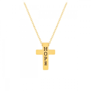 Halskette Kreuz "Hope"
