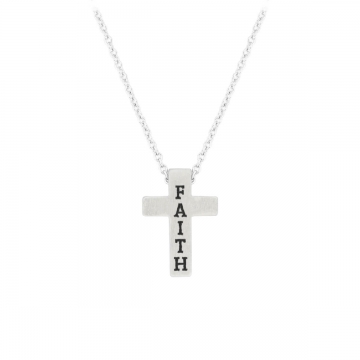 Halskette Kreuz "Faith"