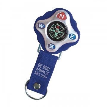 Schlüsselanhänger "Kompass" - mit Nylonband