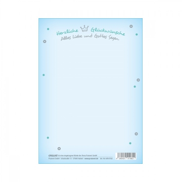 Preview: Postkarte "Königskind" - Baby