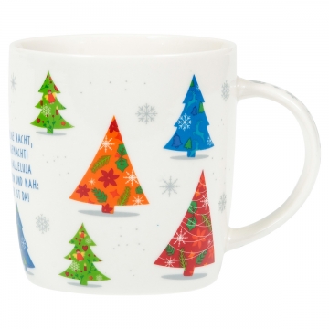 Preview: Weihnachtstasse "Tannenbäume "