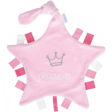 Schmusetuch "Königskind" - rosa