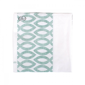 Servietten "Fisch" grün