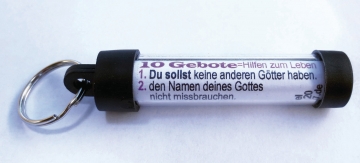 Schlüsselanhänger "Die 10 Gebote"