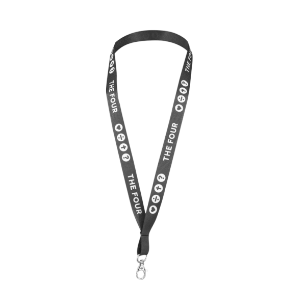 THE FOUR Schlüsselband - Schwarz