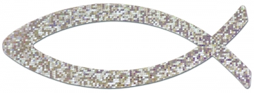 Fischaufkleber "Diamant"