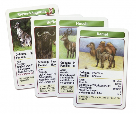 Kartenspiel "Das Tiereich des Schöpfers"