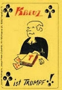Aufkleber "Kreuz ist Trumpf"