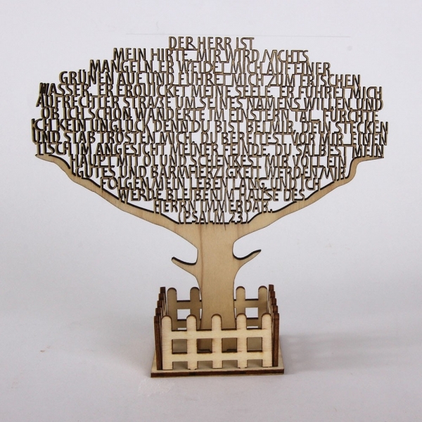 Text-Baum "Psalm 23"
