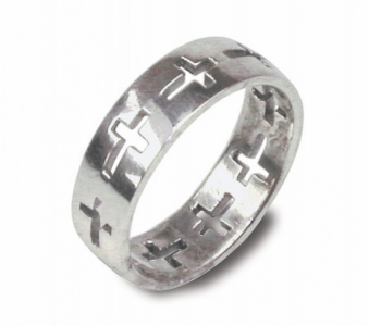 Ring "Kreuze" - ausgestanzt