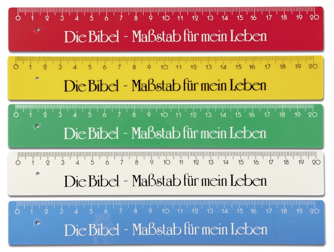 Lineal "Die Bibel-Maßstab für mein Leben"