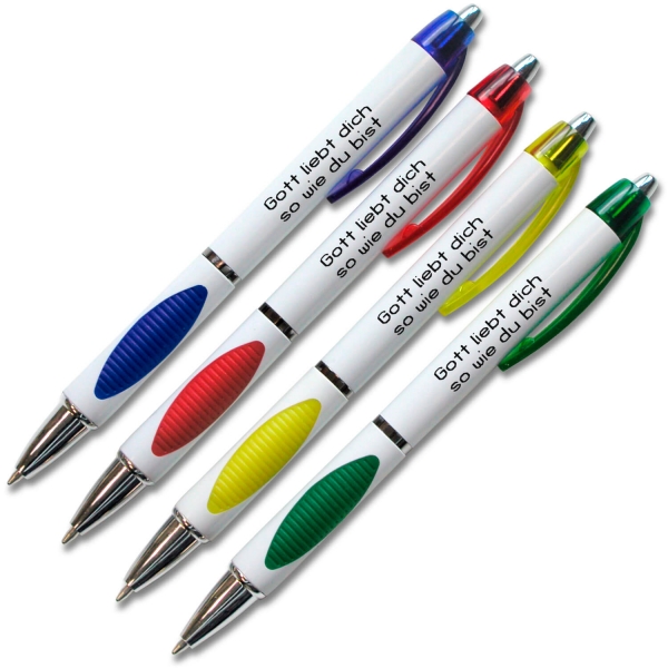 Kugelschreiber "Gott liebt dich so wie du bist"