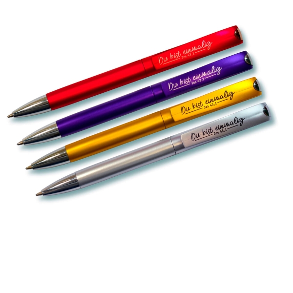 Kugelschreiber "Du bist einmalig"