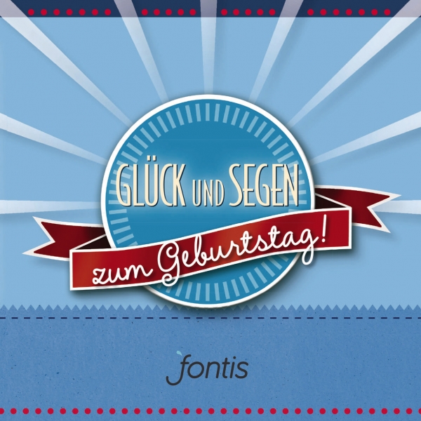 Glück und Segen zum Geburtstag - Geschenkbuch