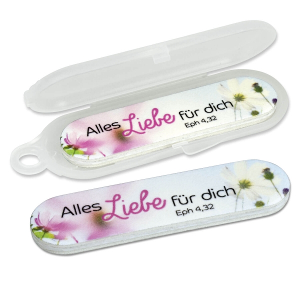 Nagelfeile - Liebe "Alles Liebe für dich"