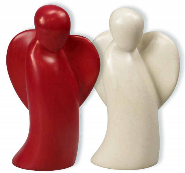 Figur "Schutzengel" - Speckstein