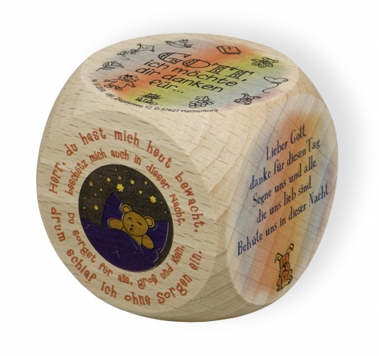 Gebetswürfel "Abendgebete"