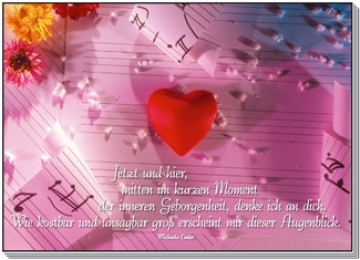 Postkartenserie "Jetzt und hier"