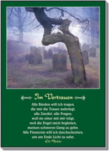 Postkartenserie "Im Vertrauen"