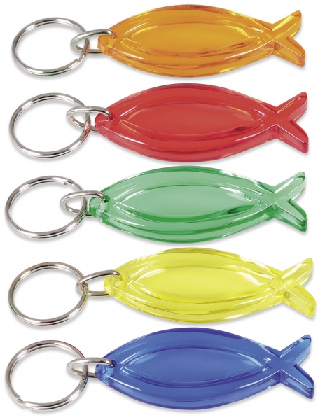 Schlüsselanhänger "Fisch"- Kunststoff
